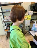 個性派ショートボブ