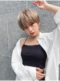 ダブルカラー♪透明感ハイトーンブロンド