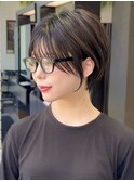 横顔美人×大人ショート