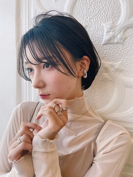 シンス 銀座(since) 小顔似合わせカット/ショートボブ/グレージュカラー【銀座駅】