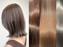 お客様の雰囲気や肌トーンに合わせた似合わせカラーやなりたいを叶える透明感カラーお任せください○