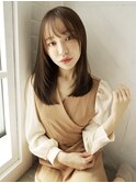 レイヤーカット　ハイライト　インナーカラー　イルミナ　韓国