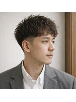 スープレックス ヘアーデザイン(SOUPREX HAIR DESIGN) 大人メンズツーブロックニュアンスパーマ 20代 30代 40代 50代