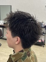 スウェル 津田沼店(Swell)&nbsp;サーフカール/スパイキーショート/ブルーブラック/津田沼