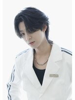 ジーナ オム 札幌(Zina Homme) リバースセンターパート*韓国風*黒髪*メンズ*Zina Homme札幌