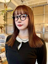 アン アミゥ(Un amiw.) 【Un amiw.】きりっぱなし×赤みなしブラウン