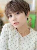 大人ショートヘア/小顔ショート/小顔カット/マッシュショートg