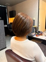 グレイヘアービューティー(gray hair beauty)&nbsp;丸みショートボブ