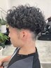 メンズカット＆ナチュラルパーマ　9350
