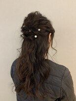 ウノプリール 茶屋町店(unopulir)&nbsp;パールハーフアレンジ