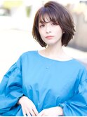 25歳からの【毛先パーマ /黒髪/ことりベージュ】♪