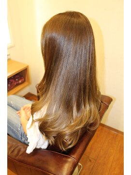 ヘア デザイン ラフィーネ(hair design raffine) 透明感グレージュ　デジパー