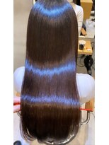 小顔オリーブカラーボブルフハイライトカラークールショート