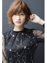 グランアージュ 大宮東口店(grandage) 大人可愛い栗色マロンカラー20代30代40代×ウルフショートボブ@