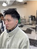 ビジネスショートかき上げフェード