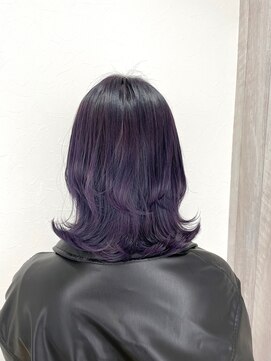 シエル 立川店(CIEL) 【CIEL×久光】ディープヴァイオレット×ミディアムウルフ