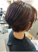 丸みショートボブ