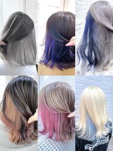 ナチュラルから個性派まで！【インナーカラー☆】