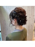 結婚式ヘアアレンジ