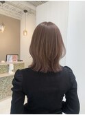 韓国風ワンレン