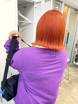 ジーナ オモテサンドウ(XENA) 赤みオレンジ