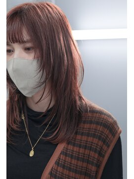 ノード(NODO) 【アレンジしても◎】顔まわりレイヤーのウルフカット