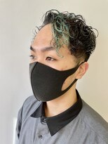 ハートボックス 四谷店(Heart box) バングカラー×メンズパーマ