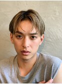 ツーブロックマッシュ束感ショート