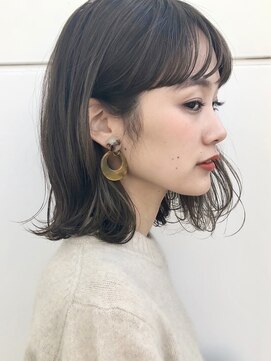 アンガーデン(Une GARDEN) 大人可愛いハイライト/グレージュ/トリートメント/前髪カット