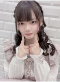 きゅるるんアイドル前髪×王道可愛いヘアメ*まゆ