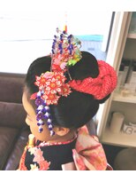 グレイス ヘア デザイニング(GRACE hair designing)&nbsp;７歳の七五三　日本髪