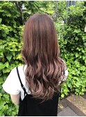 夏先取り!ブリーチなし!ラベンダーアッシュカラー