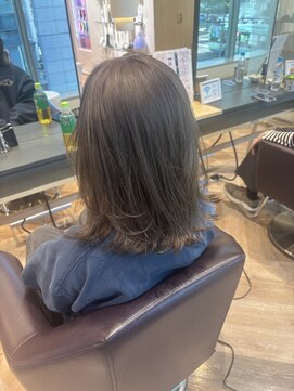 ファースト 仙台店(first) 黒髪 ボブルフ ネビージュ 小顔 ワンレン 髪質改善 前髪