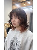 個性的パーマ