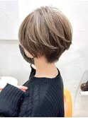 ◆ひし形立体ハイライトショート◆