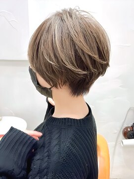 ミッシェル アフロート(michelle afloat) ◆ひし形立体ハイライトショート◆