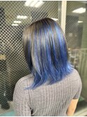 #アンブレラ #ブルー #ネイビー #グレー #インナー #外はね