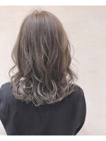 ヘアサロン エフ 渋谷(F)&nbsp;#アッシュグレー　#グレージュ　#バレイヤージュ