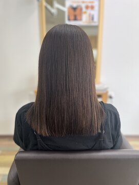 ルポ(repos) ツヤ髪白髪染め髪質改善40代50代縮毛矯正酸性ストレート新清洲