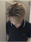 MEN’S HAIR/ブルーブラック/フェザーパーマ/渋谷