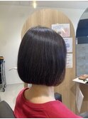 オーガニックカラーで愛されボブ