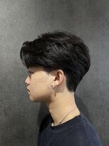 ニコ トウキョウ ヨコハマ(nico)&nbsp;メンズセンターパートウルフセンターパートニュアンスパーマ襟足