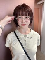 ニカ(NICA)&nbsp;【NICA】レイヤーボブ×ピンクベージュ☆友常