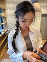 アース 三軒茶屋店(HAIR&MAKE EARTH)&nbsp;大人っぽく見せるナチュラル編みおろし【三軒茶屋】