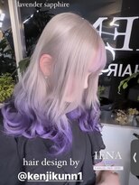 イエナ 渋谷(IENA)&nbsp;デザインカラーケアブリーチダブルカラーパープルラベンダー