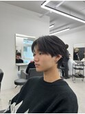ダウンパーマ　ニュアンスパーマ　シースルーバング