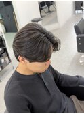 曲がる縮毛矯正センターパート