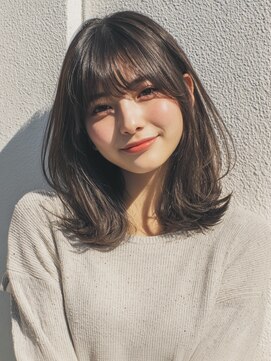 ヒマル 学芸大学(Himaru) イメチェン/ピンクベージュ/アンブレラカラー/前髪/学芸大学