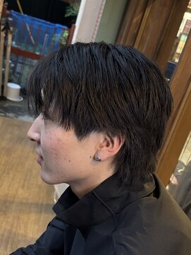 ラッドクルー バーバー ショップ(RADCREW BARBER SHOP) 刈り上げないナチュラルセンターパート