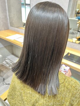 ニーム クルール 国分寺北口店(NEEM Couleur) オリーブベージュ/切りっぱなし/髪質改善/国分寺